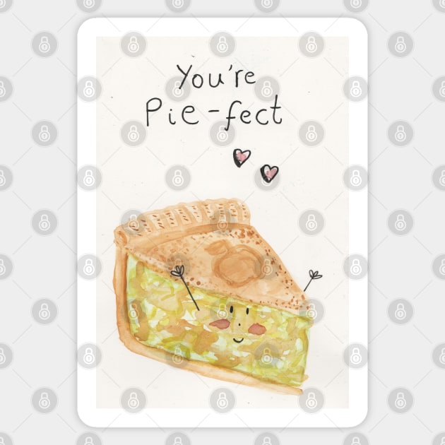 You're pie-fect Sticker by Charlotsart